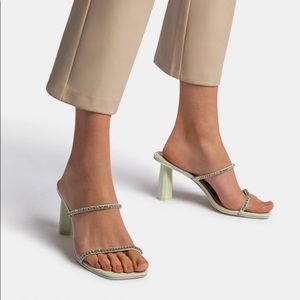 Dolce Vita Naylin Mint Rhinestone Heel Size 8.5 NWOT